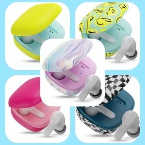 Onn Groove Bluetooth Earbuds with charging case (5 different styles available)-S